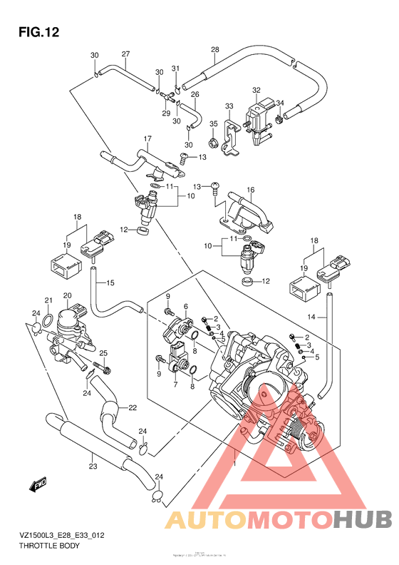 Throttle Body (Vz1500L3 E33)