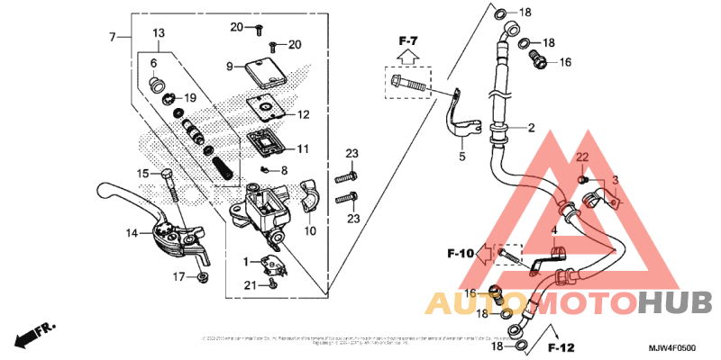 Front Brake Master Cylinder (1)