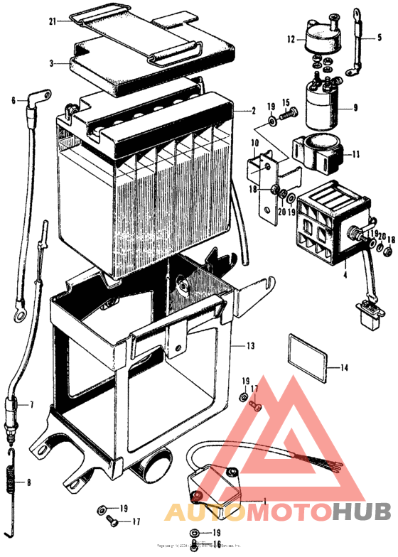 Battery + selen + magnetic switch