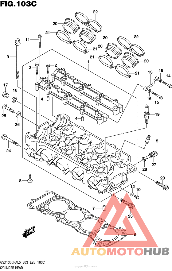 Cylinder Head (Gsx1300Ral5 E33)
