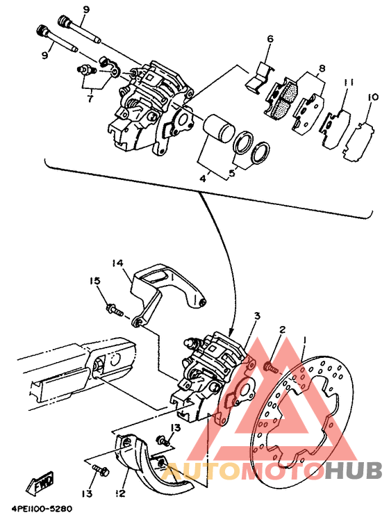 Задний суппорт