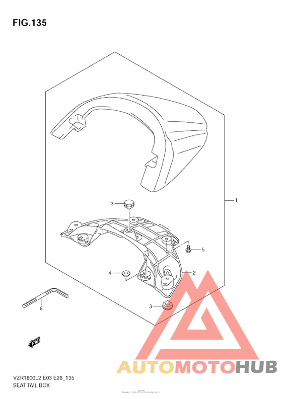 Seat Tail Box (Vzr1800 L2 E28)