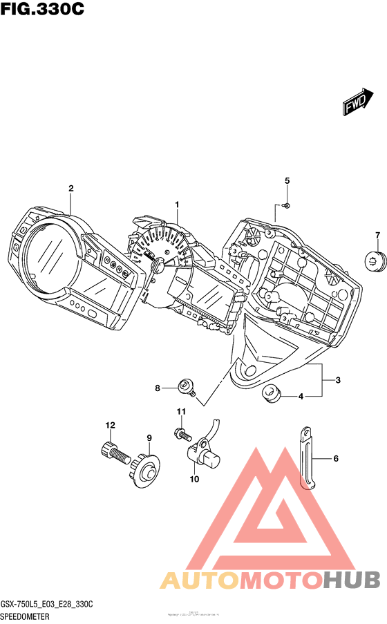 Speedometer (Gsx-R750L5 E33)