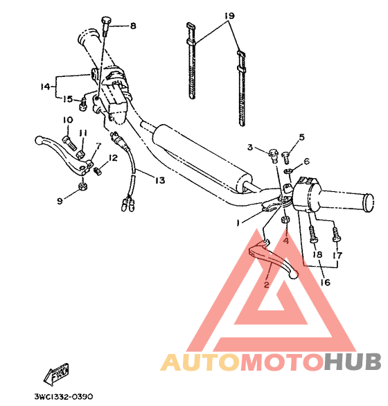 Handle switch. lever