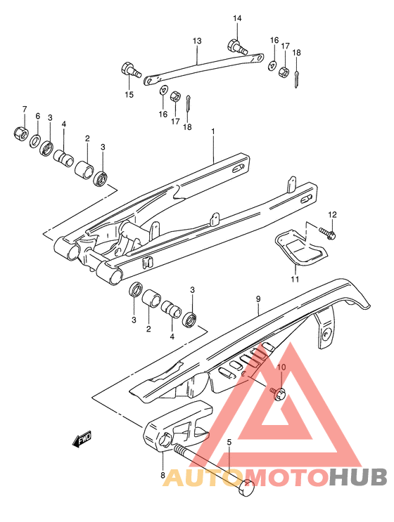 Маятник задний