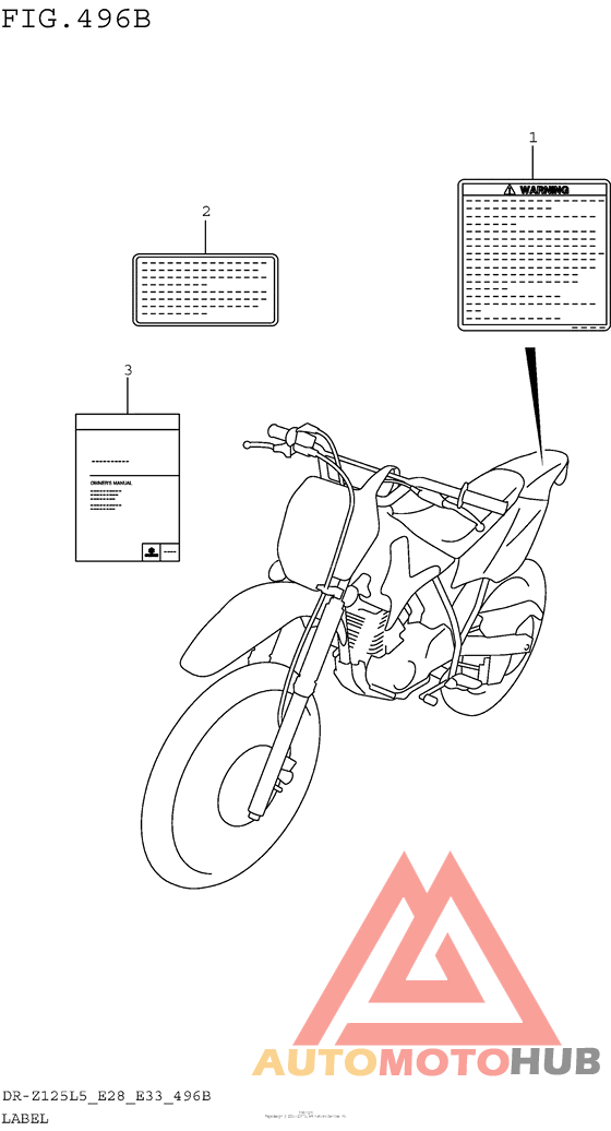 Label (Dr-Z125L5 E33)