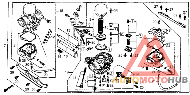 Cm400a/tcarburetor 80-81