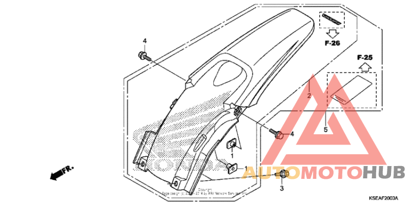 Задний бампер