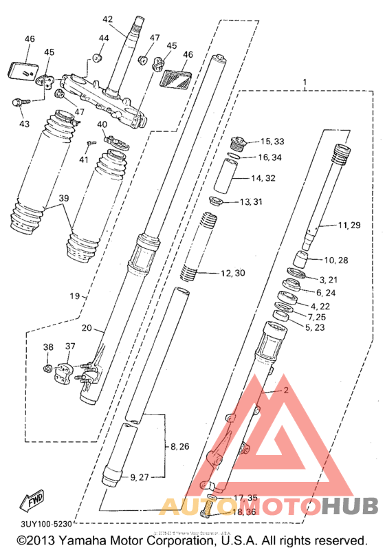 Передняя вилка