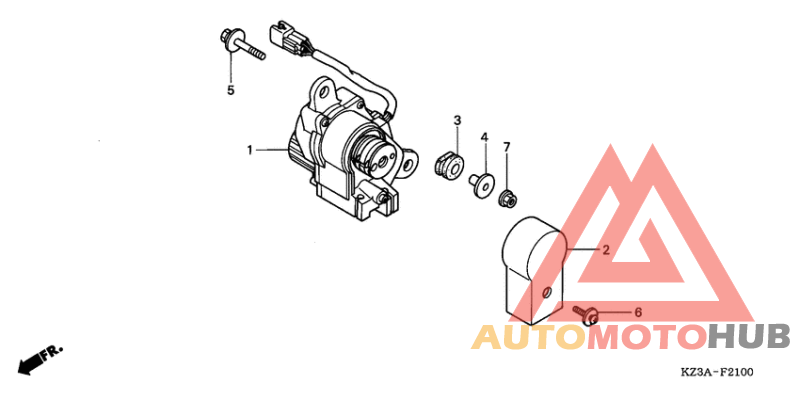 Сервомотор в сборе