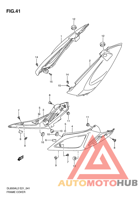 Обтекатель задний