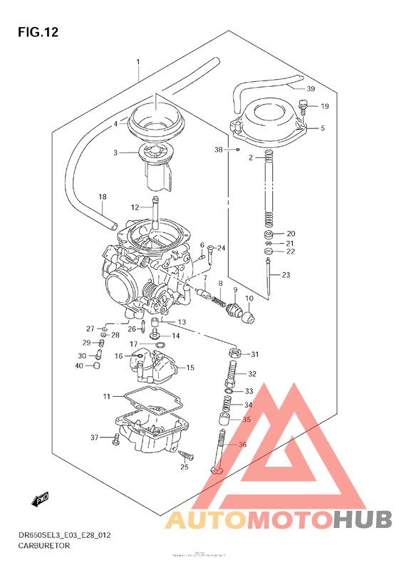 Carburetor (Dr650Sel3 E28)