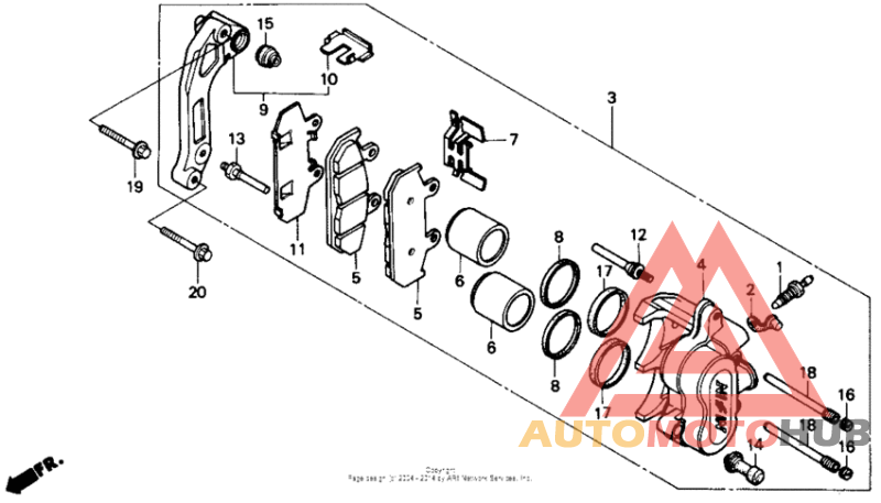 Передний суппорт
