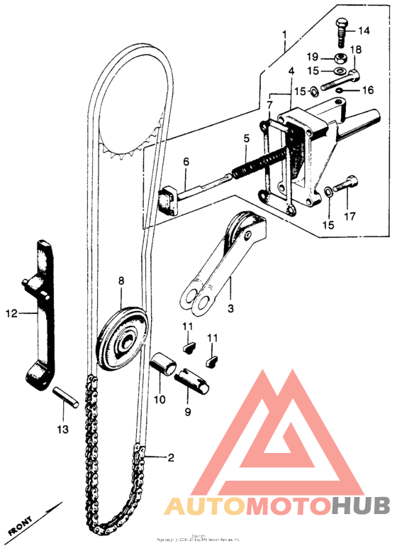 Натяжитель цепи