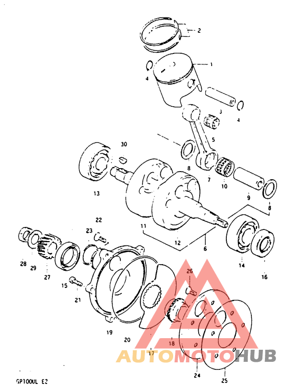Вал коленчатый