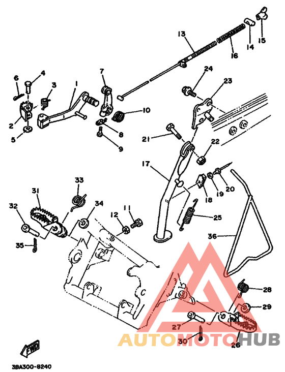 Support & repose pied