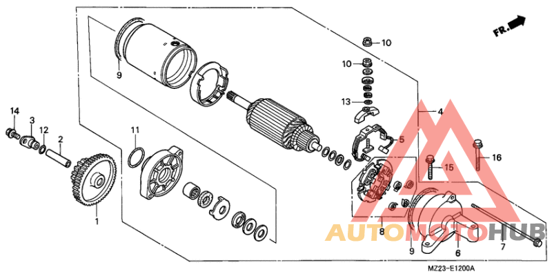 Стартерный мотор