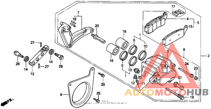Задний суппорт