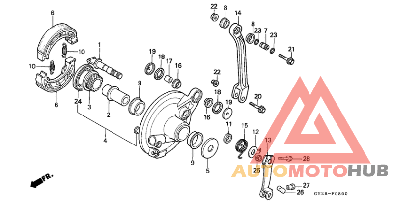 Передний тормоз