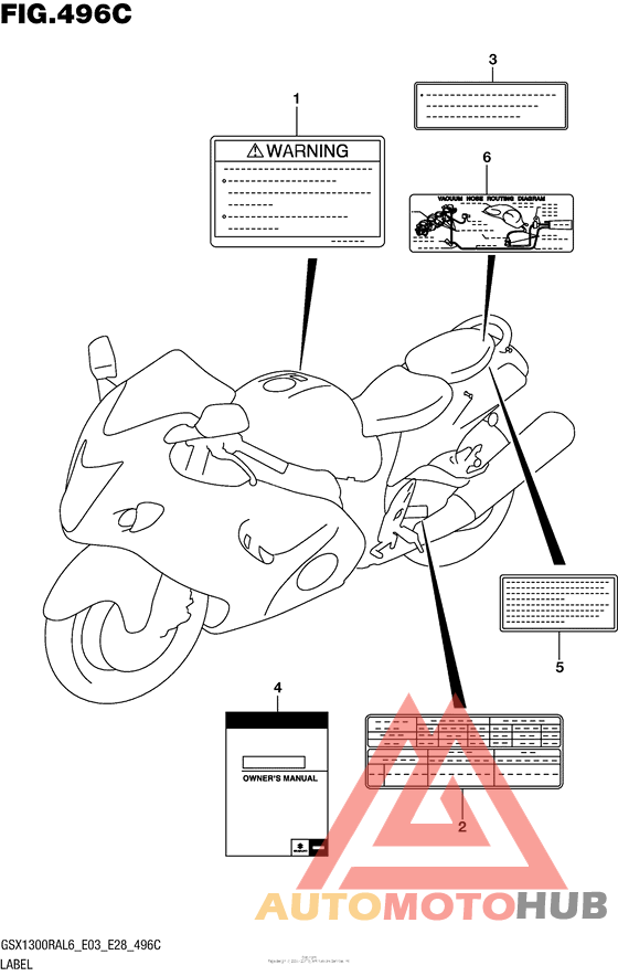 Label (Gsx1300Ral6 E33)