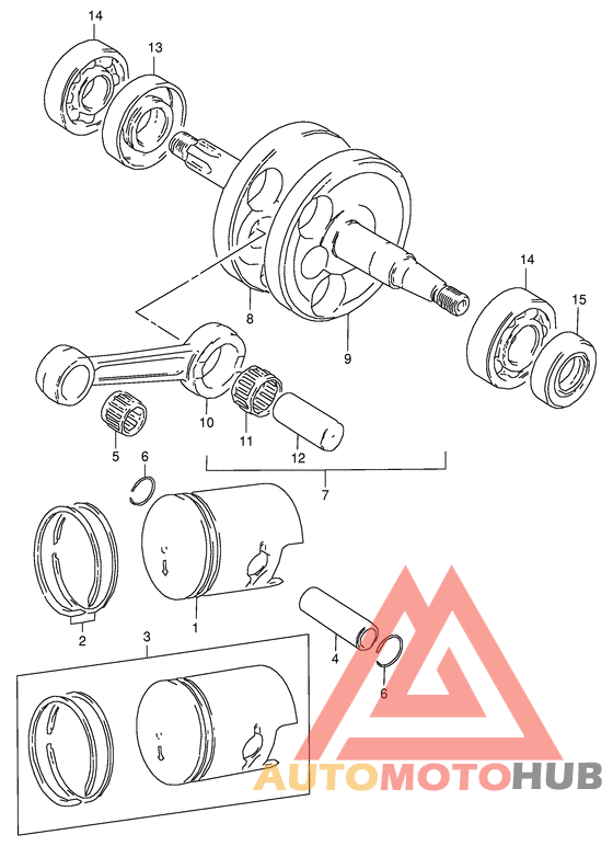 Вал коленчатый