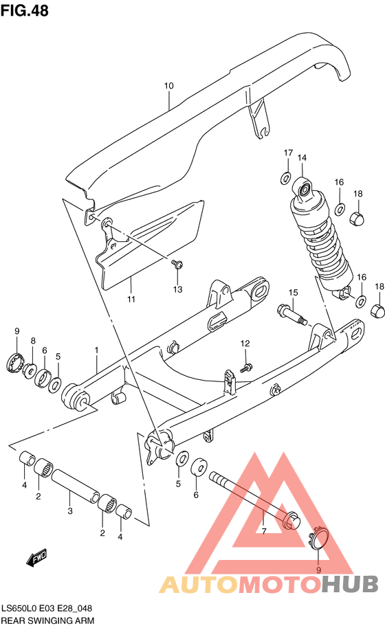 Маятник задний