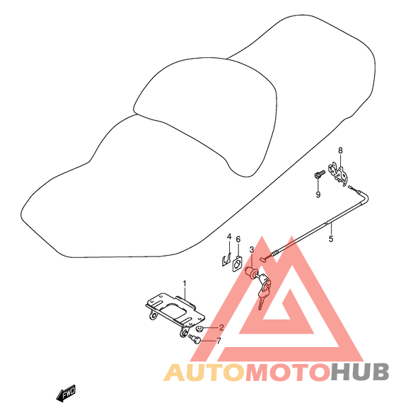 Seat support bracket