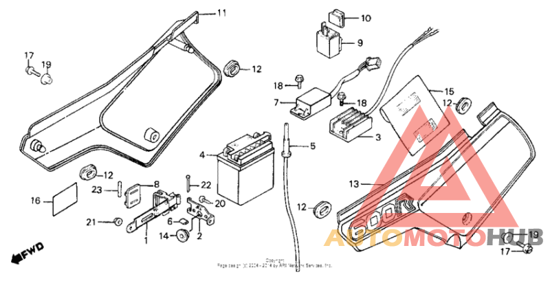 Side cover + battery