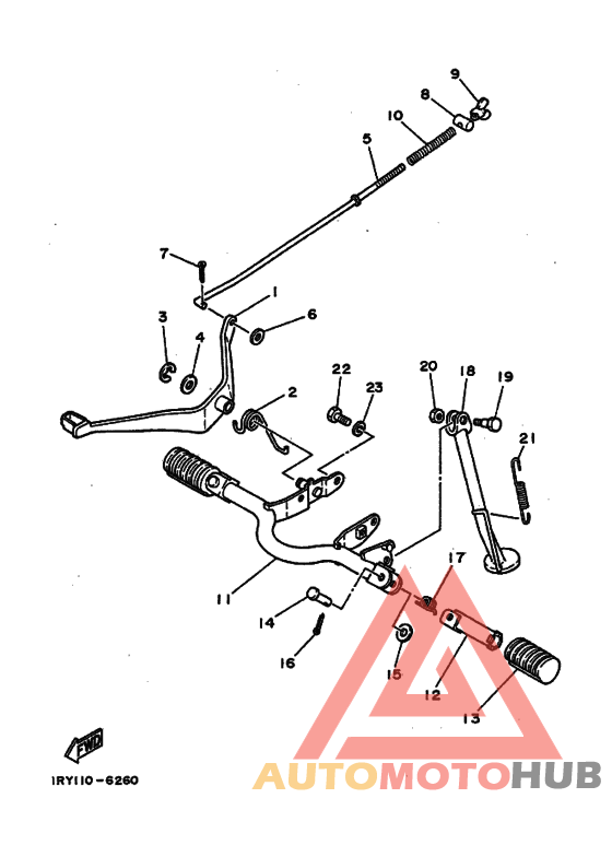 Support & repose pied