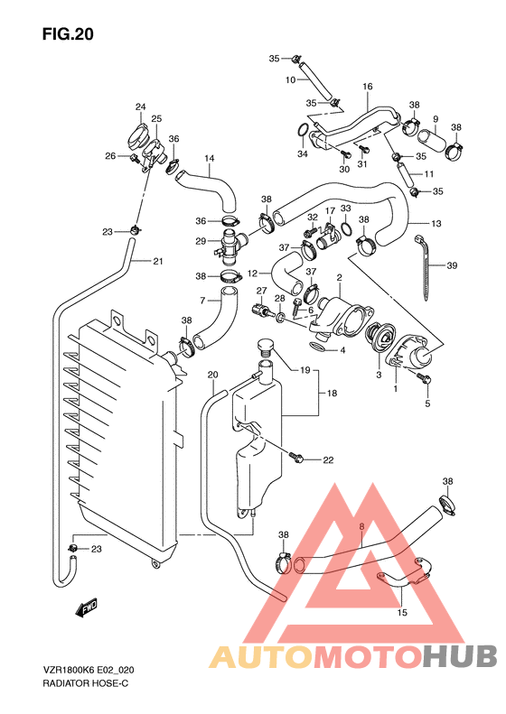 Радиатор hose