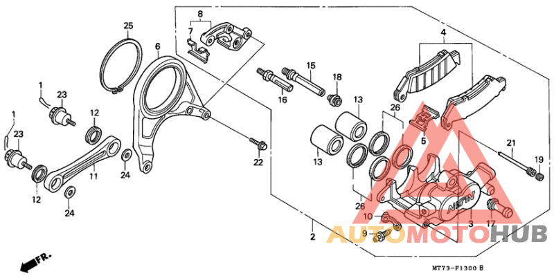 Задний суппорт