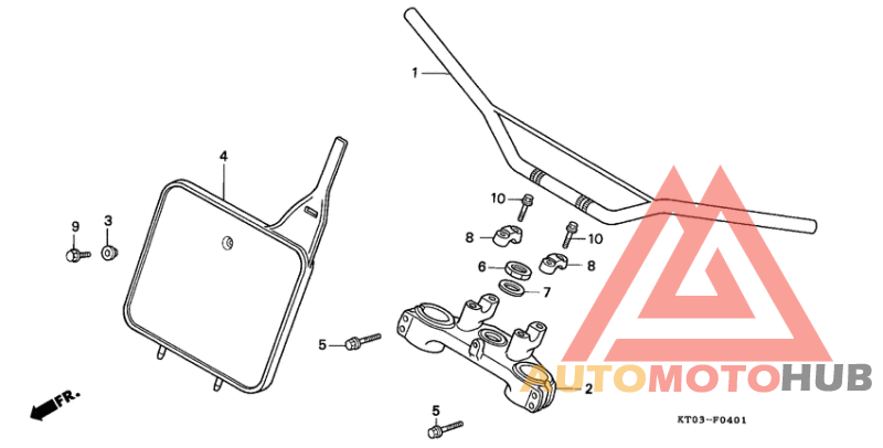 Handle pipe/top bridge