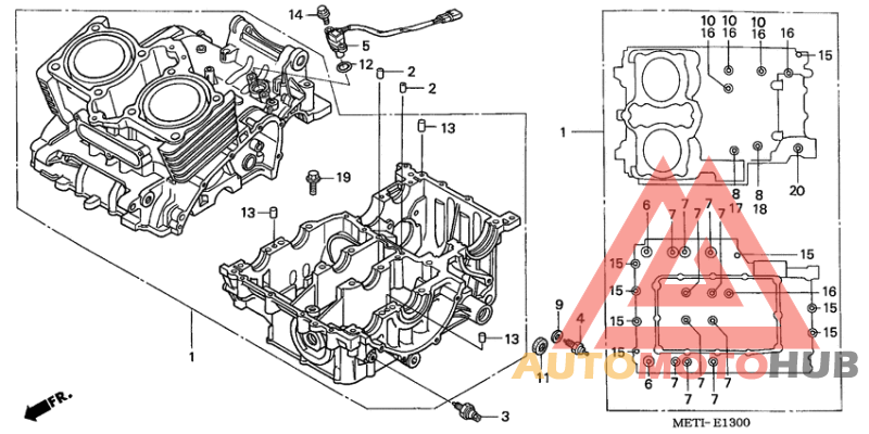 Картер двигателя
