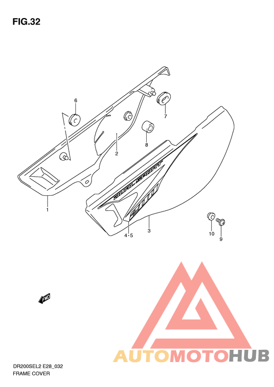 Обтекатель задний