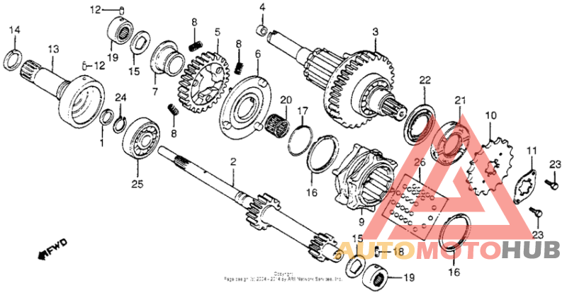Cm400a transmission 79-81