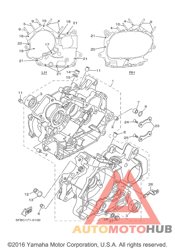 Картер двигателя