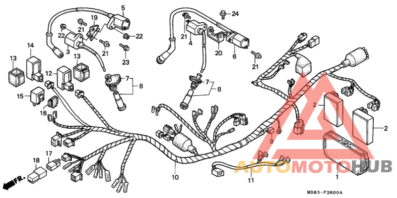 Wire harness/ ignition coil