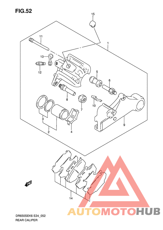 Задний суппорт