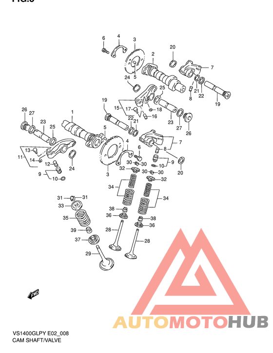 Распредвал -клапана