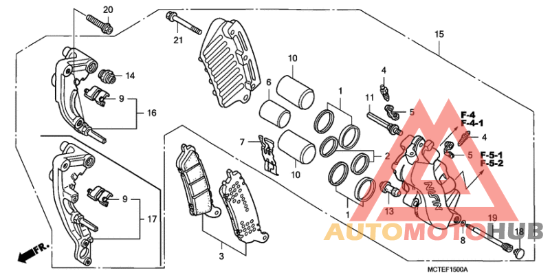 Передний суппорт