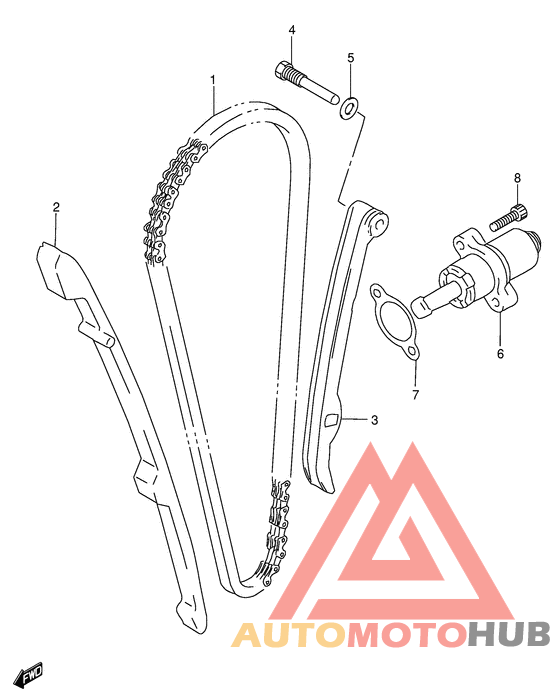 Держатель направляющей
