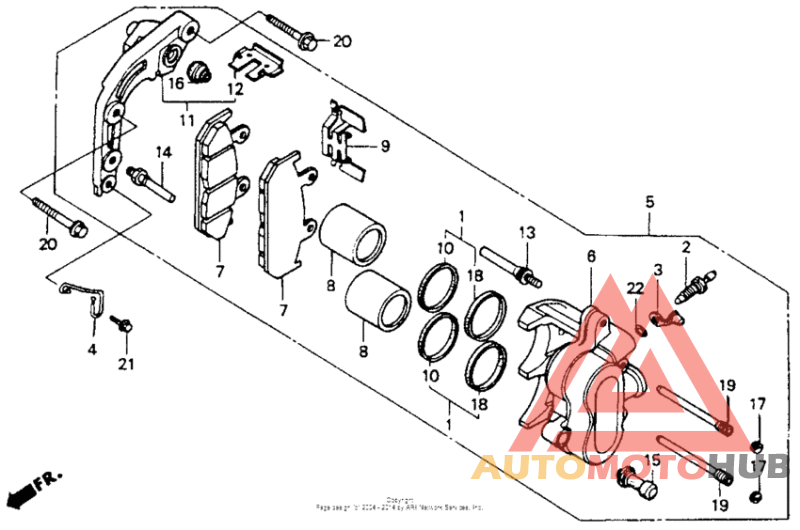 Передний суппорт