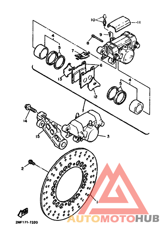 Задний суппорт