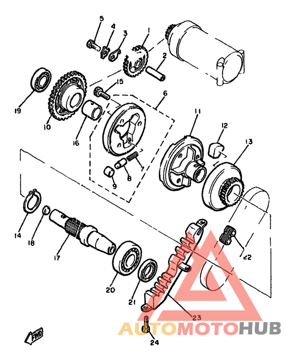 Муфта стартера