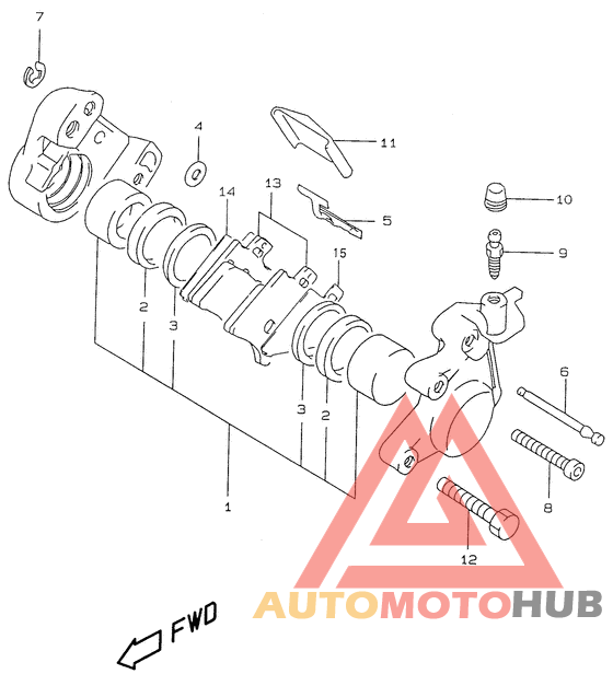 Передний суппорт