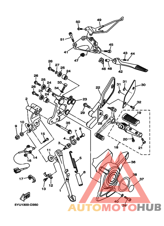 Support & repose pied
