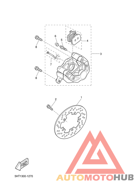 Задний суппорт