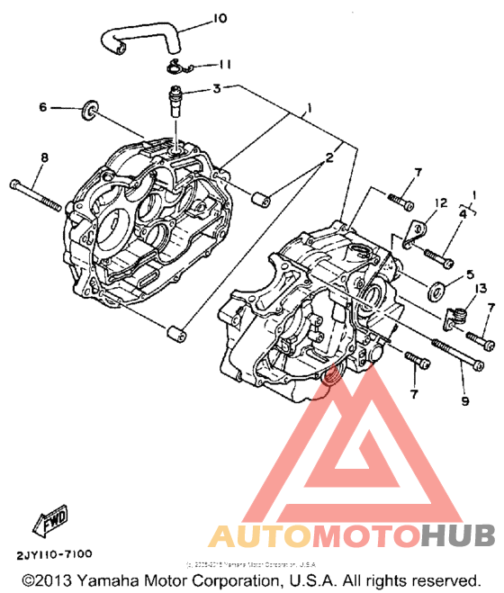 Картер двигателя