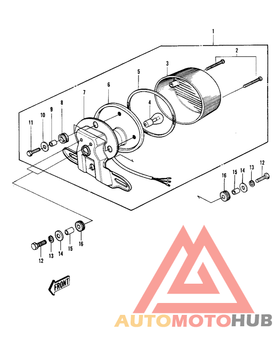 Taillight unit ass`y