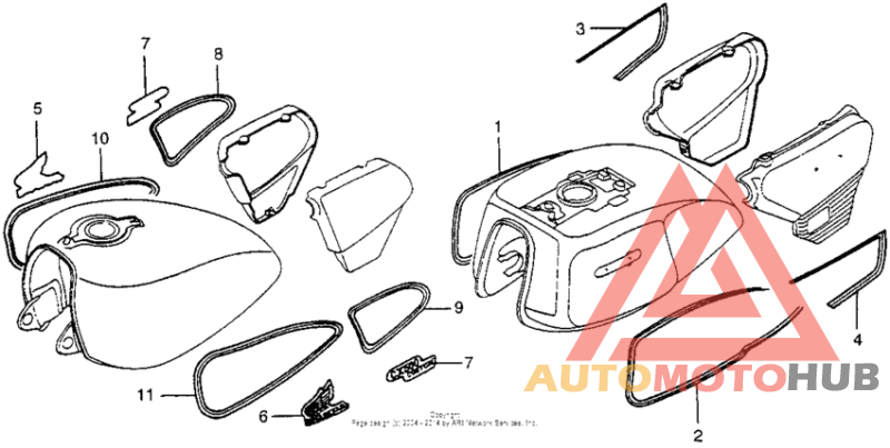 500c/d emblems + stripes 79